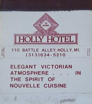 Holly Hotel - Old Matchbook